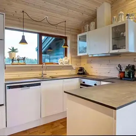 New House With Two Terraces Near